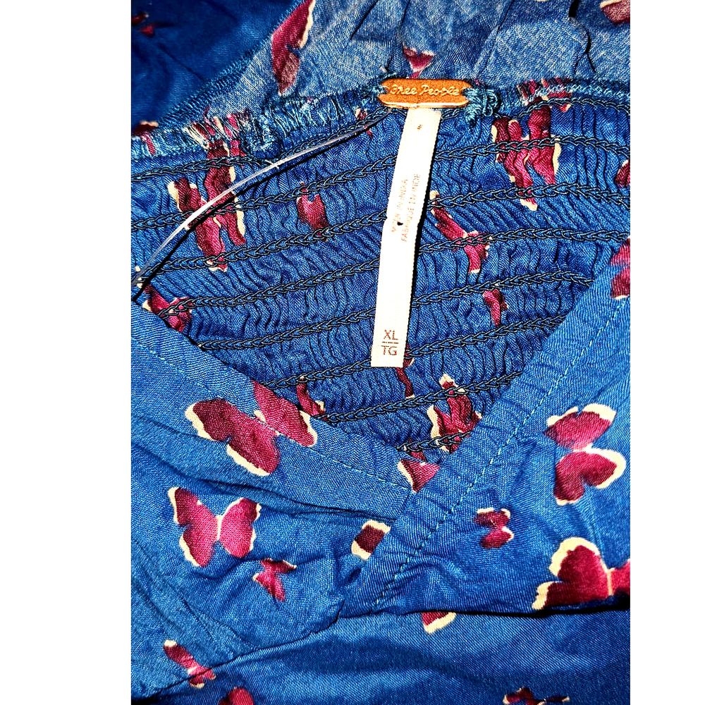 Free People Blue Floral Midi Dress - Picture 4 of 4